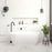 Kaya Solid Surface Bath - Matte White