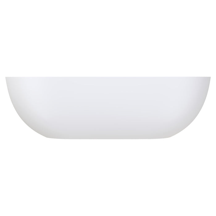 Nero Solid Surface Bath - Matte White