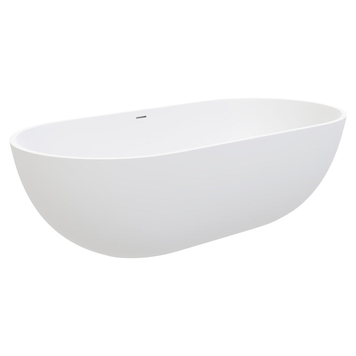 Nero Solid Surface Bath - Matte White