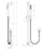 Star Shower On Rail  - Brushed Nickel