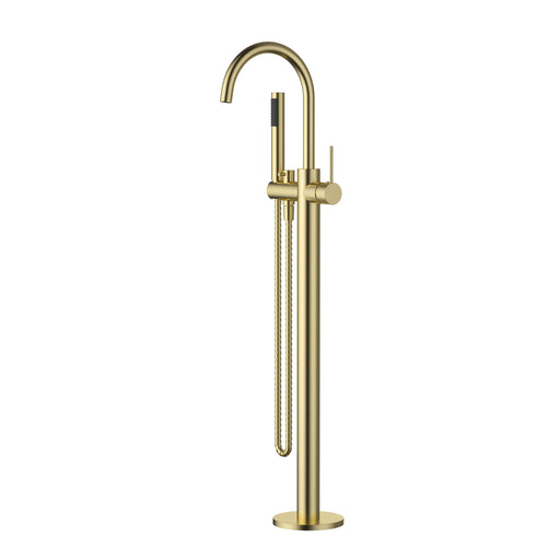 Star Mini Freestanding Bath Mixer Brushed Bronze