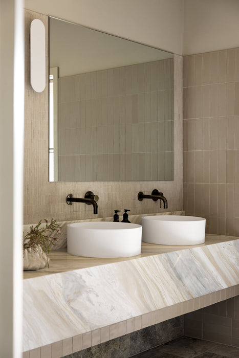 Universal Round Curved Spout 130mm - Shadow Gunmetal