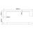 AU Chrome Single Towel Rail 800mm