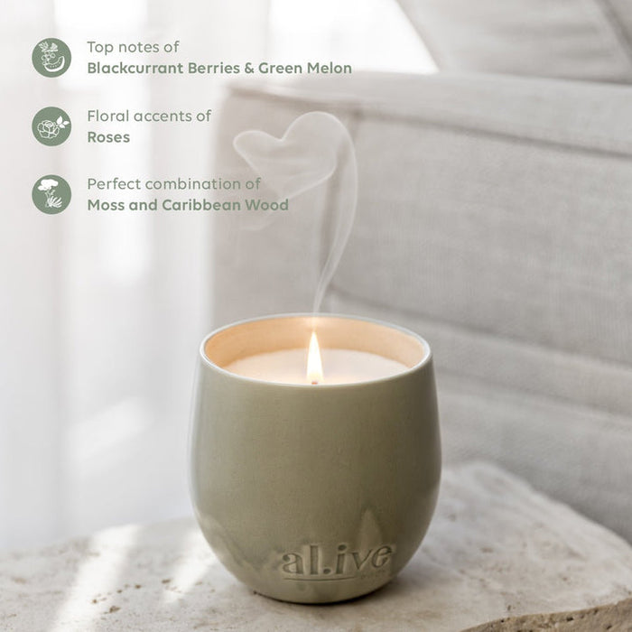 Blackcurrant & Caribbean Wood Soy Candle