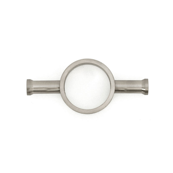 Ring Hook Accessory For Vertical Rails Brushed Nickel