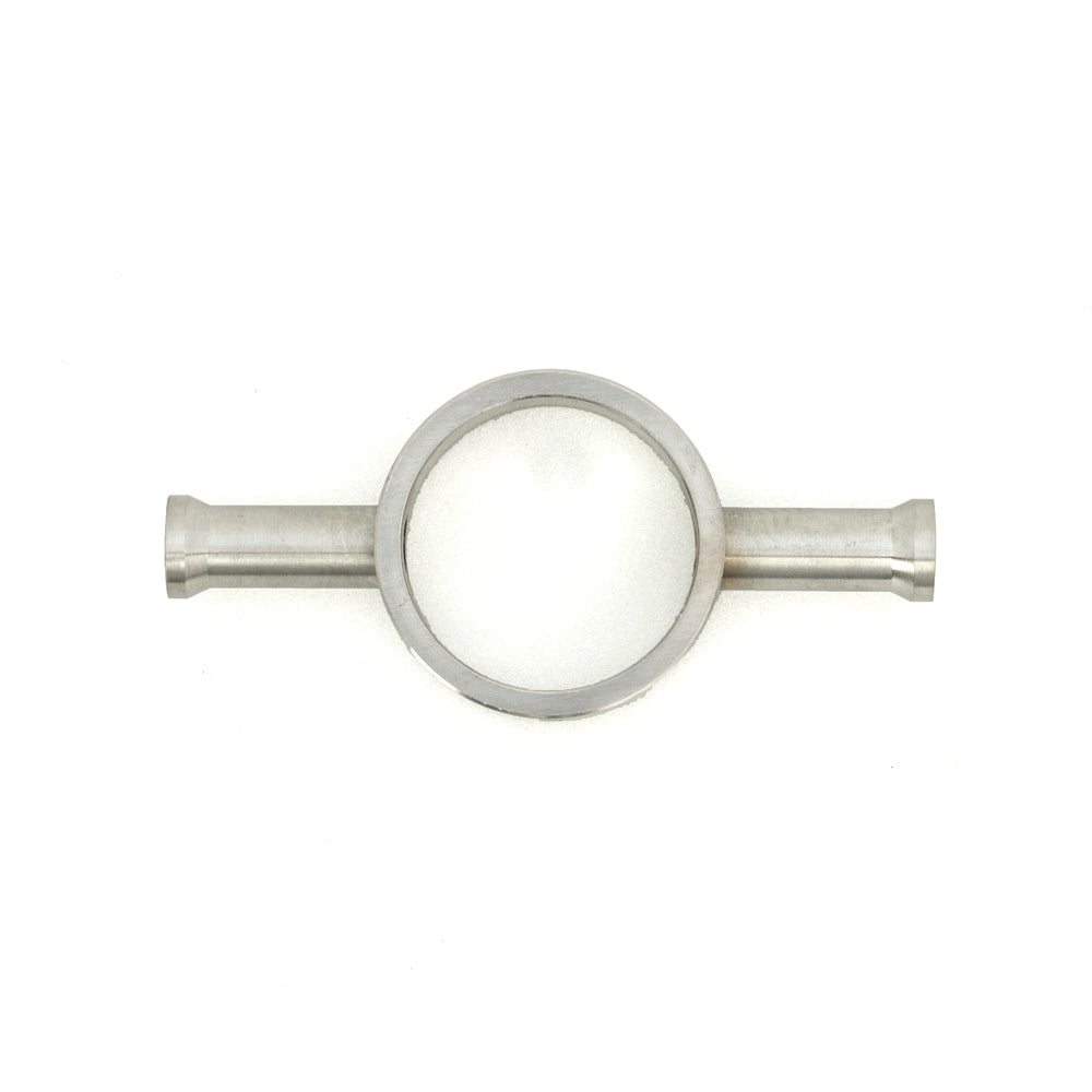 Ring Hook Accessory For Vertical Rails Brushed Satin