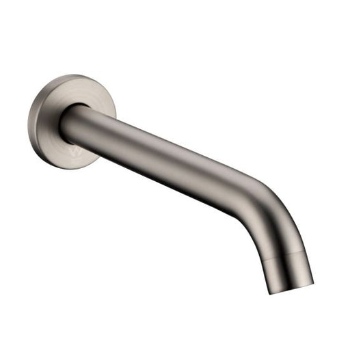 LUCID PIN Series Round Brushed Nickel Bathtub/Basin Wall Spout