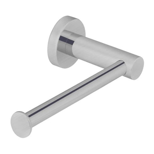 LUCID PIN  Round Toilet Paper Roll Holder - Brushed Nickel