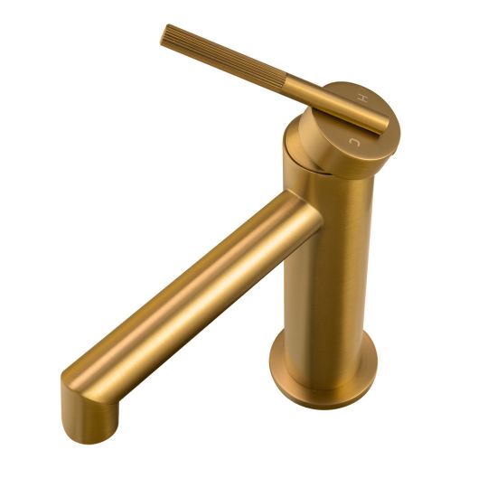 CADDENCE Series Brushed Brass Basin Mixer