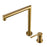 CADDENCE Series Brushed Brass Split Type Basin Mixer