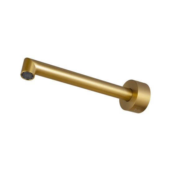 CADDENCE Series Brushed Brass Bathtub/Basin Wall Spout