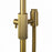CADDENCE Series Brushed Brass Shower Rail without Handheld Shower
