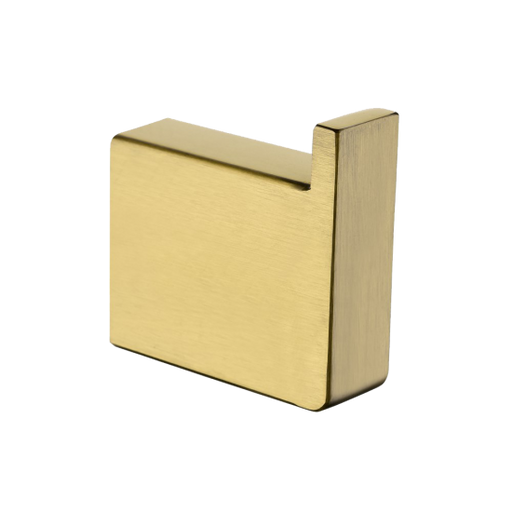 IVANO Series Square Brushed Brass Robe Hook