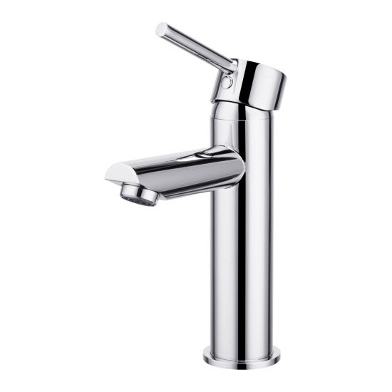 LUCID PIN Round Chrome Basin Mixer
