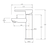 LUCID PIN Round Chrome Basin Mixer