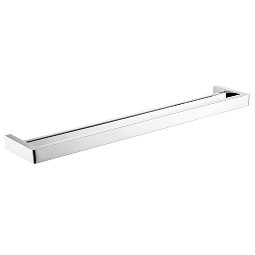 IVANO Series Square Chrome Double Towel Rail 800mm