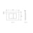 R&T DUAL FLUSH PLATE LARGE SQUARE MATTE BLACK