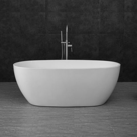 Vinny Egg Shape  Bathtub 1500mm - Matte White