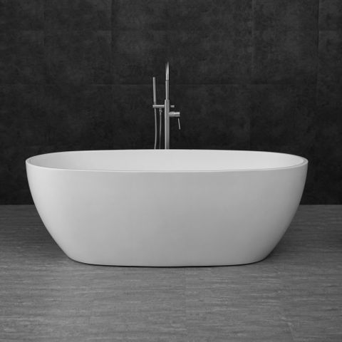 Vinny Egg Shape  Bathtub 1700mm - Matte White