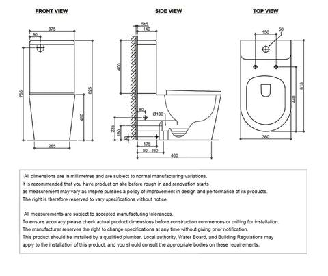 Oasis Rimless Toilet Suite