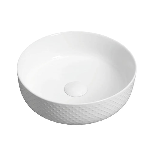 GOLF BALL 355X355X120 WHITE BASIN