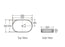 Kensington Oval Basin 580mm  - Carrara
