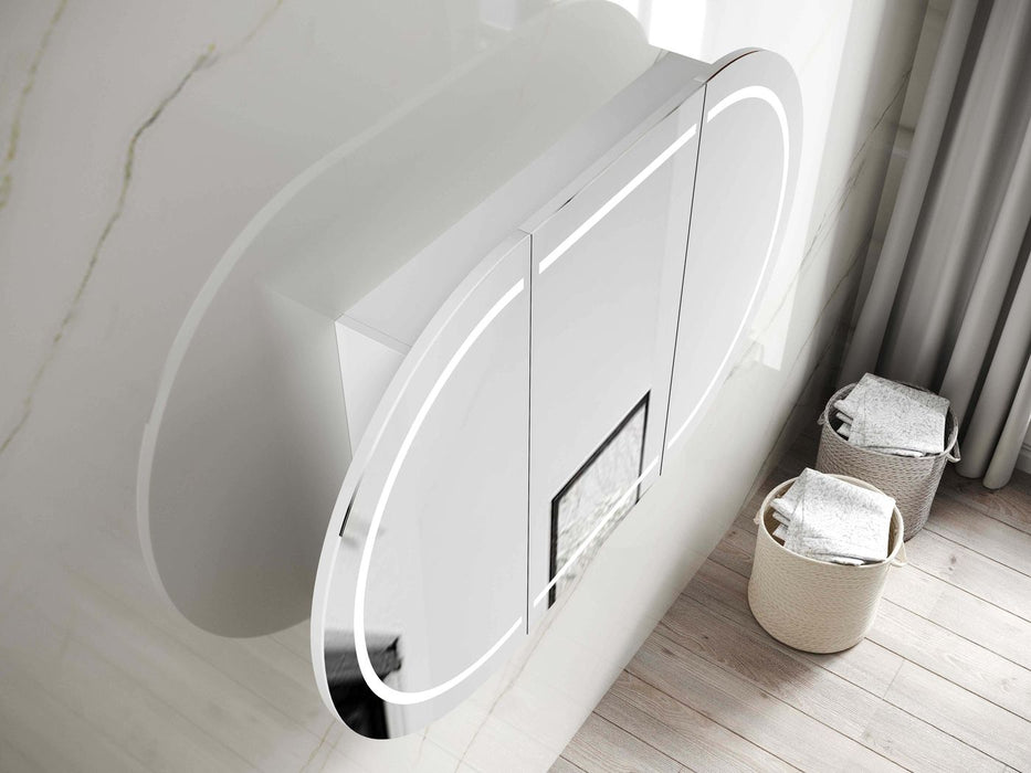 LED Bondi 1800X900 Shaving Cabinet - White