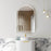 LED Archie Shaving Cabinet Natural Oak