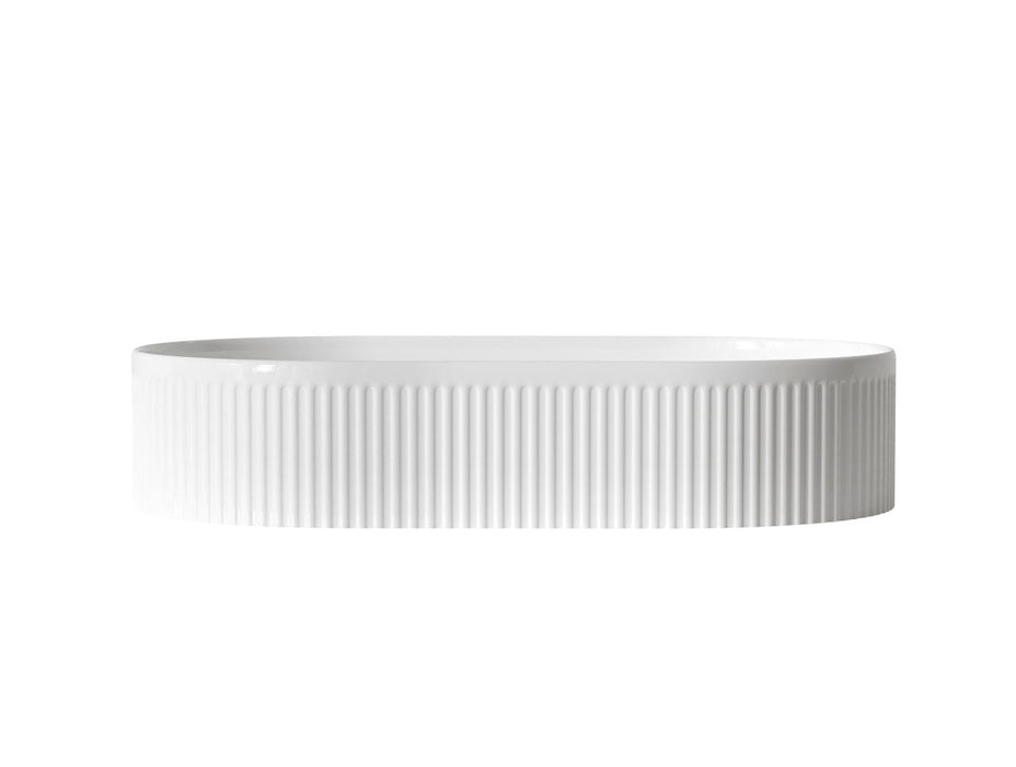 Kensington Oval Basin 560mm - Gloss White