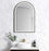 ARCHIE METAL FRAMED MIRROR 900X600 BLACK