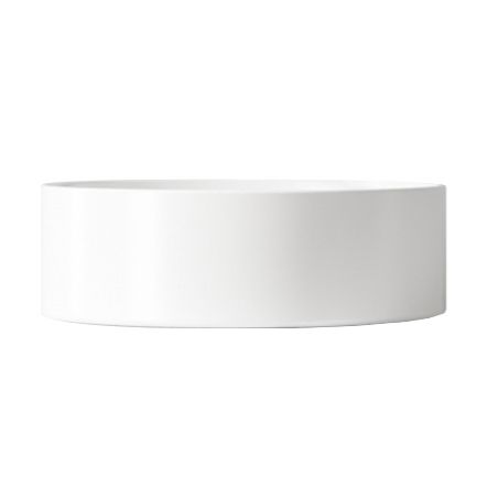 Artis 355mm Matte White Straight Edge Basin