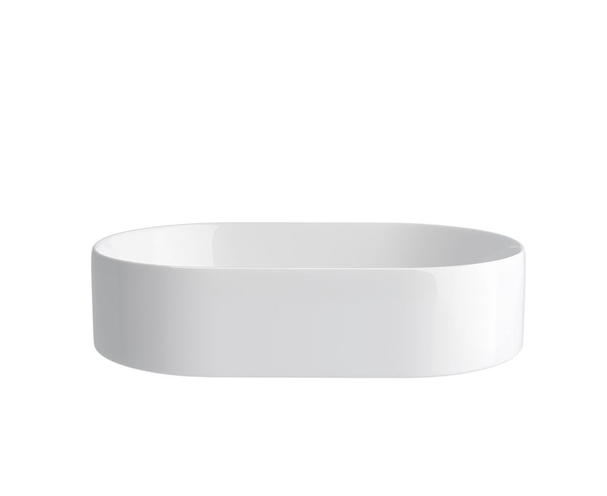 OVAL BASIN GLOSS WHITE 500X340