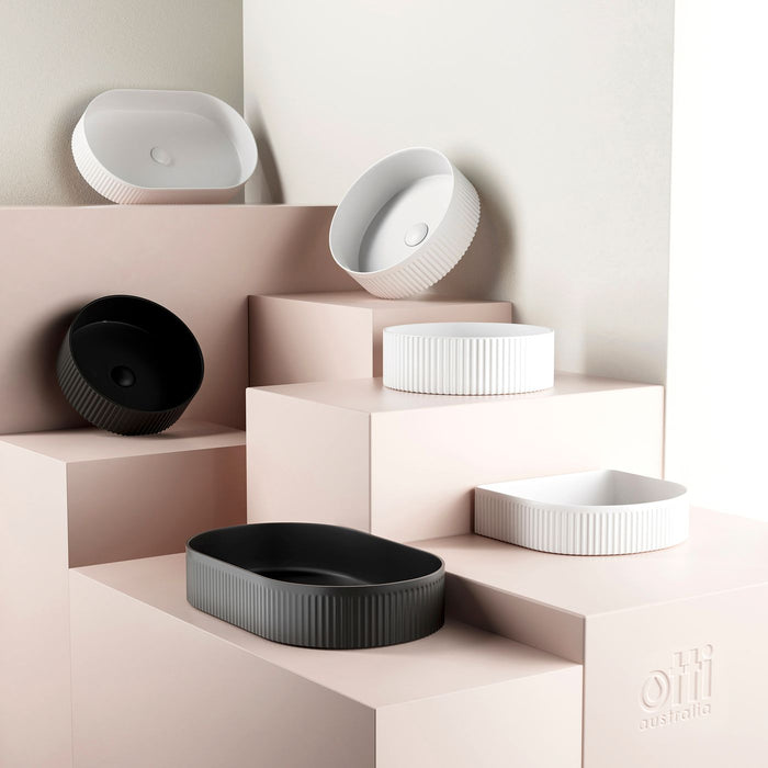 Kensington Oval Basin 580mm  - Matte Black
