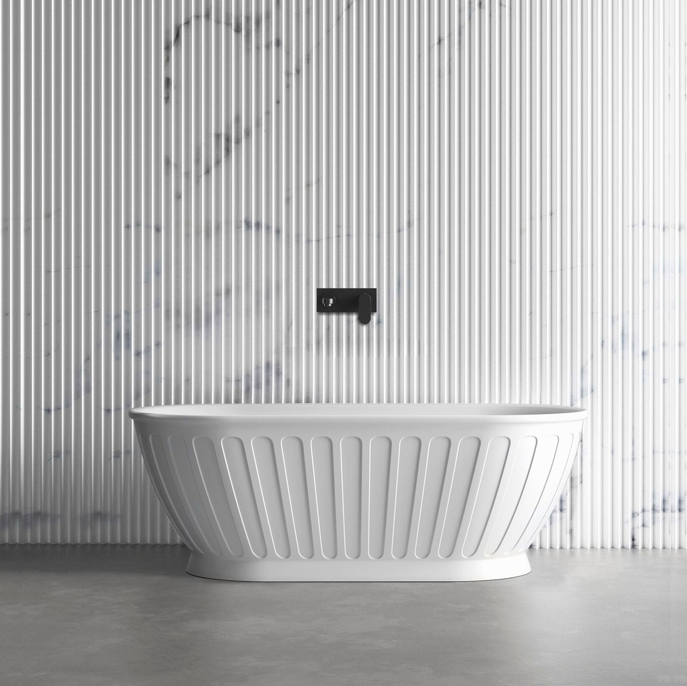 Attica Kensington Bath 1500mm Matte White