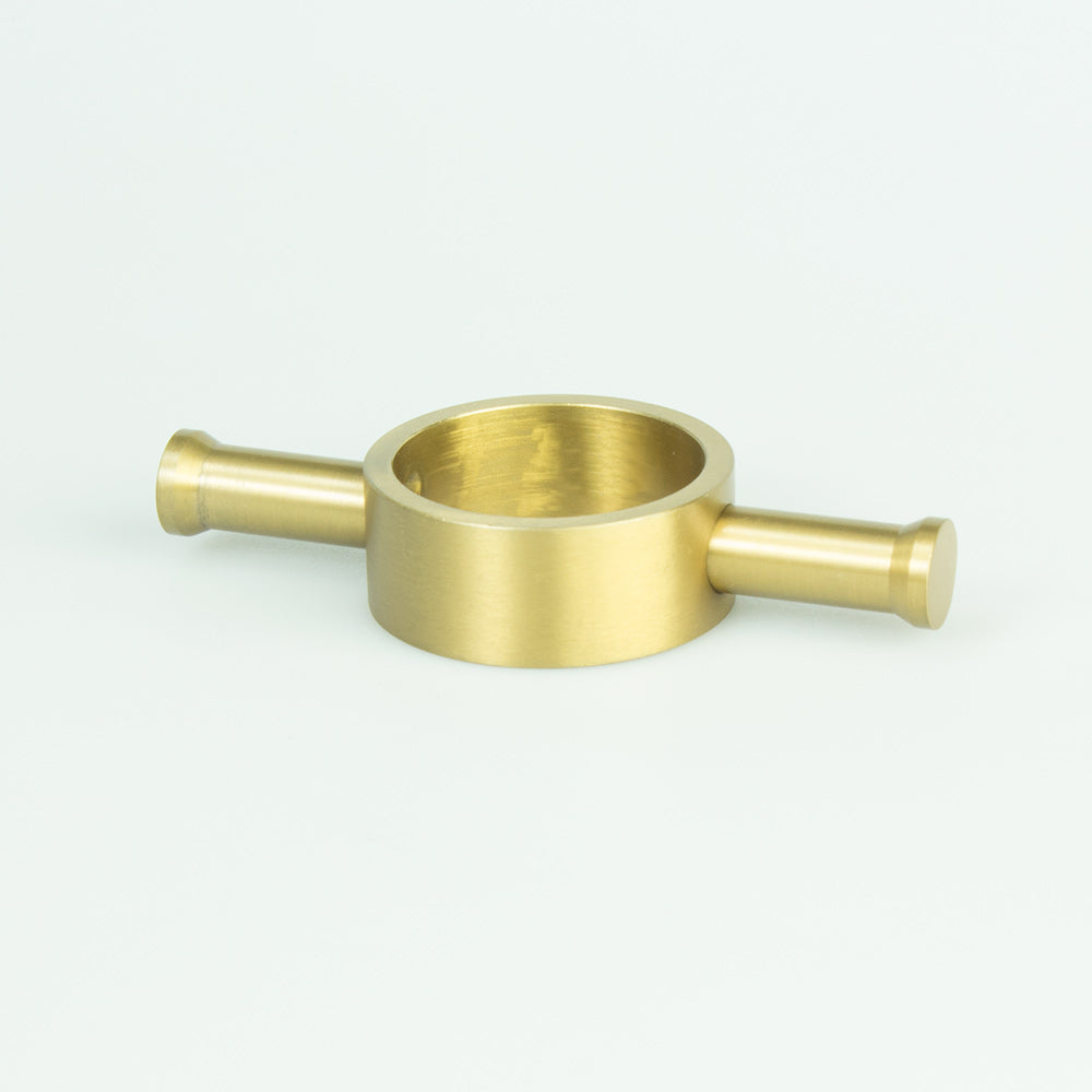 Ring Hook Accessory For Vertical Rails Brushed Gold