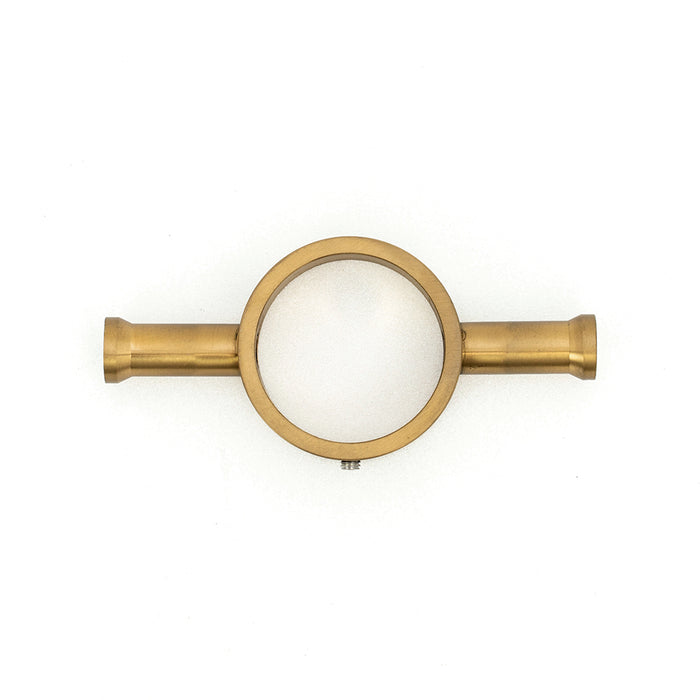 Ring Hook Accessory For Vertical Rails Brushed Gold
