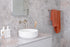 Round Double Towel Rail 900mm - Brushed Nickel