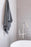 Round Freestanding Bath Spout & Hand Shower - Brushed Nickel