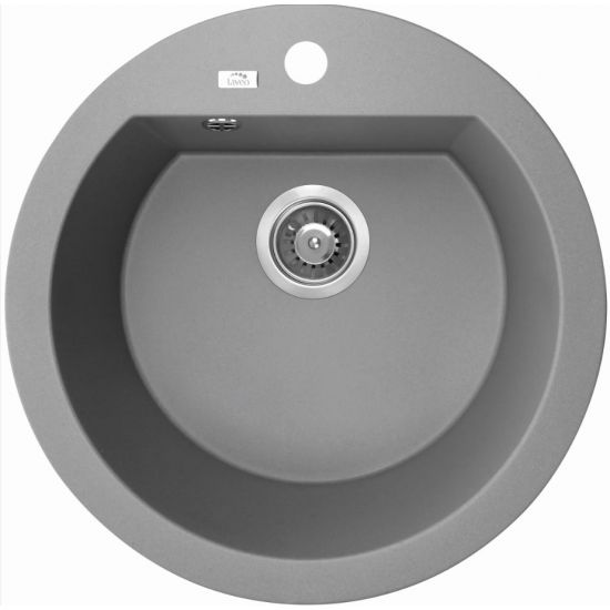 Laveo 510*205mm Grey Granite Stone Sink Single Bowl