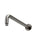 Round Wall Shower Curved  Arm 400mm - Shadow Gunmetal