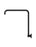 High Rise Shower Arm - Matte Black