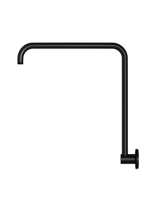 High Rise Shower Arm - Matte Black