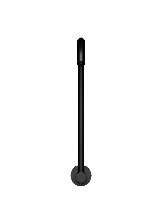 High Rise Shower Arm - Matte Black