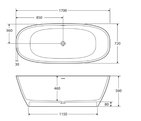 Marissa Solid Surface Bath