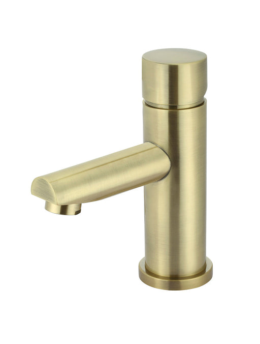 Round Pinless Basin Mixer - Tiger Bronze