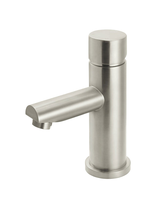 Round Pinless Basin Mixer - Brushed Nickel