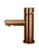 Round Pinless Basin Mixer - Lustre Bronze