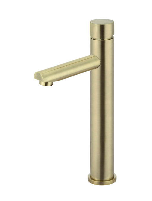 Round Pinless Tall Basin Mixer - Tiger Bronze