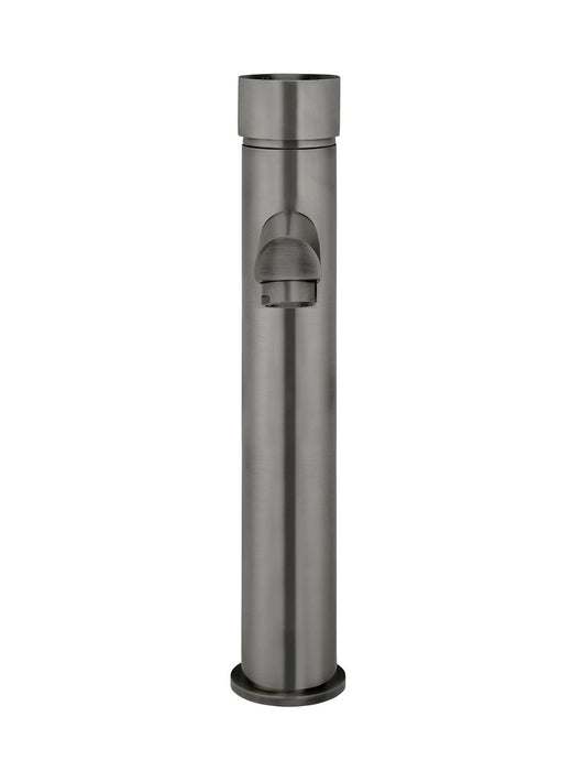 Round Pinless Tall Basin Mixer - Shadow Gunmetal
