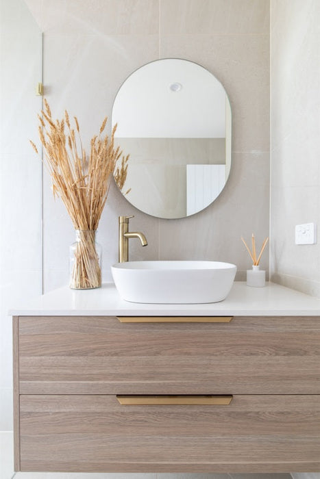 Round Tall Basin Curved - Tiger Bronze